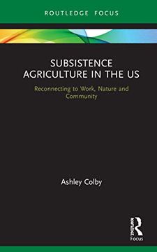 portada Subsistence Agriculture in the us: Reconnecting to Work, Nature and Community (Routledge-Scorai Studies in Sustainable Consumption) (in English)