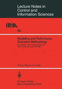 portada modelling and performance evaluation methodology: proceedings of the international seminar paris, france, january 24-26, 1983