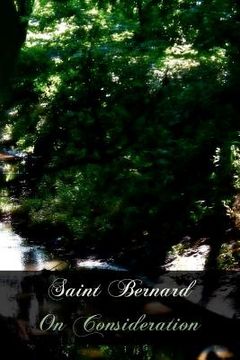 portada saint bernard on consideration (en Inglés)