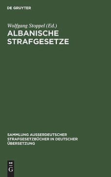 portada Albanische Strafgesetze (en Alemán)