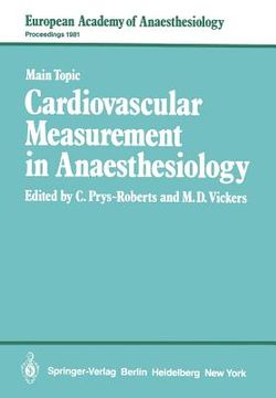 portada cardiovascular measurement in anaesthesiology (in English)