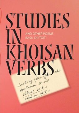 portada Studies in Khoisan verbs and other poems