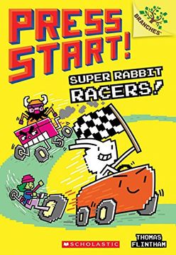 portada Super Rabbit Racers!: A Branches Book (Press Start! #3): Volume 3 (en Inglés)