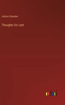 portada Thoughts for Lent (in English)