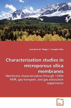 portada characterization studies in microporous silica membranes