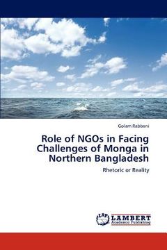 portada role of ngos in facing challenges of monga in northern bangladesh (en Inglés)