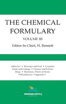 portada the chemical formulary, volume 3 (in English)