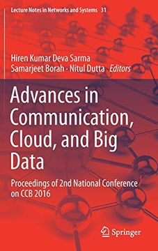 portada Advances in Communication, Cloud, and big Data: Proceedings of 2nd National Conference on ccb 2016 (Lecture Notes in Networks and Systems) (en Inglés)