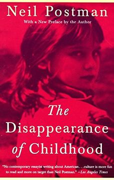 portada The Disappearance of Childhood (en Inglés)