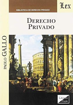 portada Derecho Privado (in Spanish)