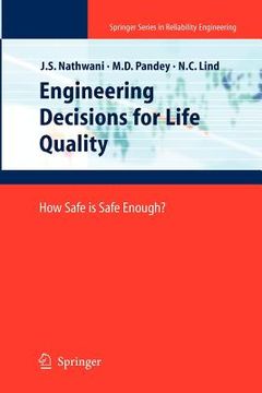 portada engineering decisions for life quality: how safe is safe enough? (en Inglés)