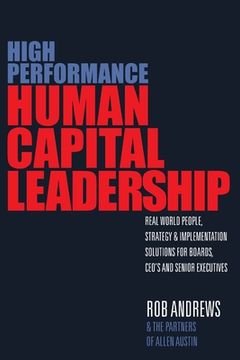 portada High Performance Human Capital Leadership (en Inglés)