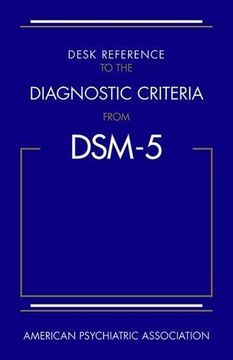 portada Desk Reference to the Diagnostic Criteria From Dsm-5 