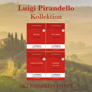 portada Luigi Pirandello Kollektion (Bücher + 4 Audio-Cds) - Lesemethode von Ilya Frank