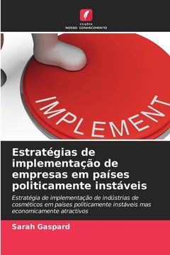 portada Estratégias de Implementação de Empresas em Países Politicamente Instáveis (en Portugués)