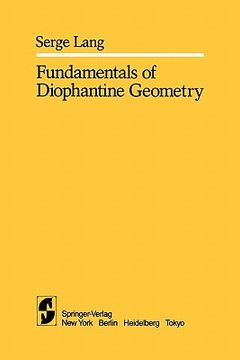 portada fundamentals of diophantine geometry (en Inglés)
