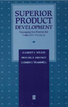 portada superior product development: managing the process for innovative products