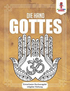 portada Die Hand Gottes: Erwachsene Buchausgabe Religiöse Färbung 