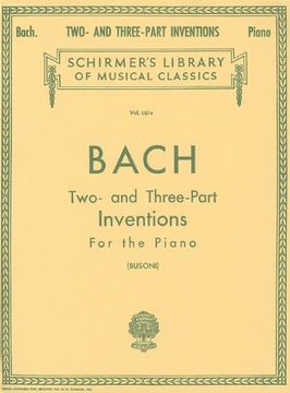 portada Two- and Three-Part Inventions: Schirmer Library of Classics Volume 1574 Piano Solo (Schirmer's Library of Musical Classics) 