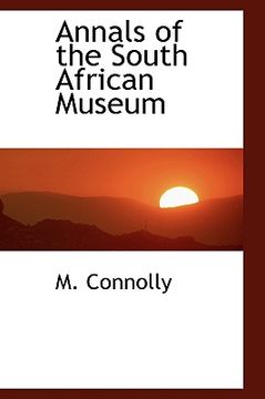 portada annals of the south african museum (en Inglés)