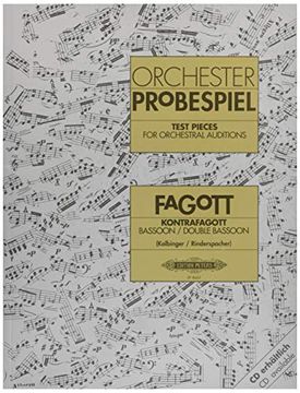 portada Test Pieces for Orchestral Auditions -- Bassoon, Double Bassoon: Sheet (en Inglés)