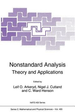 portada Nonstandard Analysis: Theory and Applications (in English)