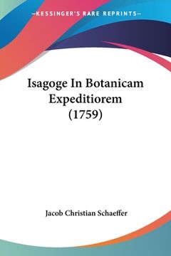 portada Isagoge In Botanicam Expeditiorem (1759) (in Latin)