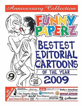 portada funny paperz #9 - bestest editorial cartoons of the year - 2009