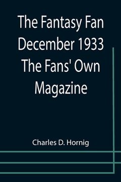 portada The Fantasy Fan December 1933 The Fans' Own Magazine (en Inglés)