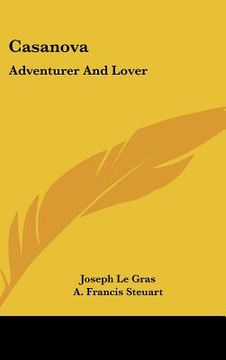 portada casanova: adventurer and lover (in English)