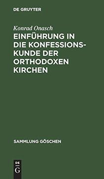 portada Einführung in die Konfessionskunde der Orthodoxen Kirchen (in German)