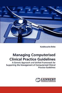 portada managing computerised clinical practice guidelines (en Inglés)