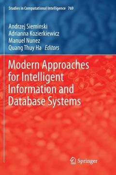 portada Modern Approaches for Intelligent Information and Database Systems (en Inglés)