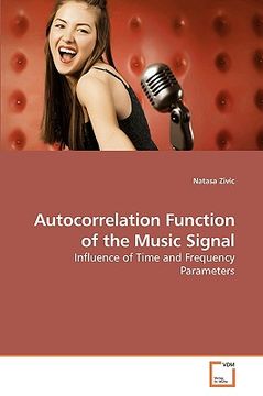 portada autocorrelation function of the music signal (en Inglés)