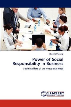 portada power of social responsibility in business (en Inglés)