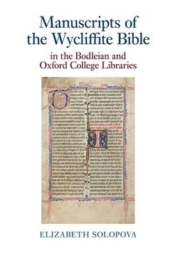 portada Manuscripts of the Wycliffite Bible in the Bodleian and Oxford College Libraries (in English)