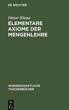 portada Elementare Axiome der Mengenlehre (en Alemán)