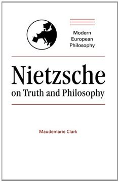 portada Nietzsche on Truth and Philosophy Hardback (Modern European Philosophy) (en Inglés)