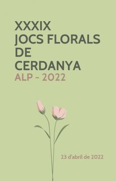 portada Xxxix Jocs Florals de Cerdanya alp - 2022 (en Catalá)