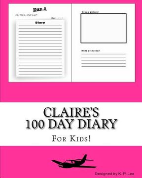 portada Claire's 100 Day Diary (en Inglés)