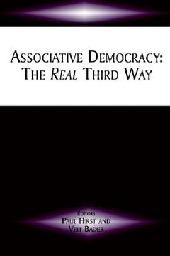 portada associative democracy: the real third way (in English)