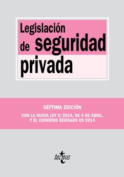 portada Legislación de Seguridad Privada (in Spanish)