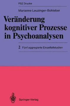 portada Veränderung kognitiver Prozesse in Psychoanalysen (PSZ-Drucke)