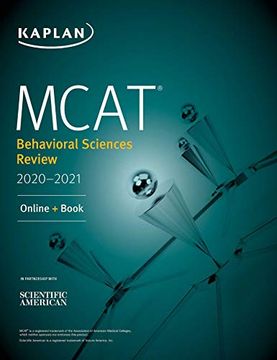 portada Mcat Behavioral Sciences Review 2020-2021: Online + Book (Kaplan Test Prep) (in English)