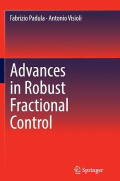 portada Advances in Robust Fractional Control (en Inglés)
