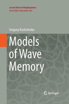 portada Models of Wave Memory (en Inglés)