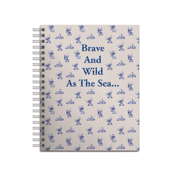 portada Cuaderno A4  Disney Iconic Brave and wild as the sea