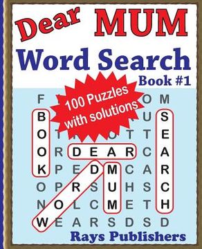 portada Dear MUM Word Search Book (en Inglés)
