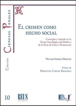 portada El crimen como hecho social (in Spanish)