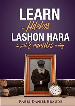 portada Learn Hilchos Lashon Hara in Just 3 Minutes a day (en Inglés)
